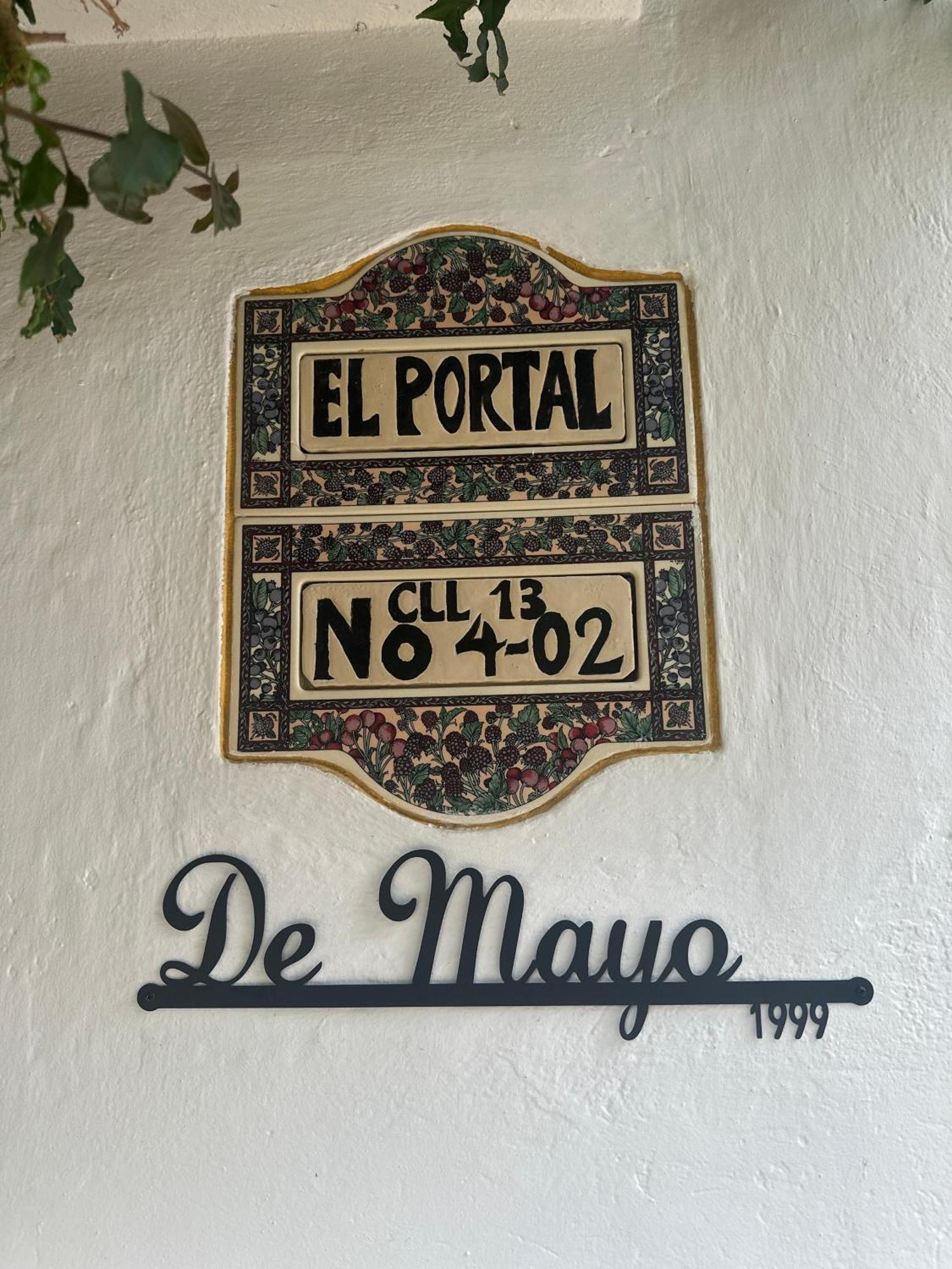 Отель El Portal De Mayo Вилья-де-Лейва Экстерьер фото